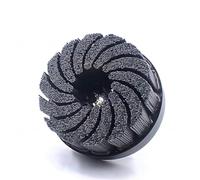 Brosses à disque abrasives en Nylon, finition de Surface en carbure de silicium, ébavurage, élimination de la rouille, brosse de nettoyage, fraiseuse CNC électrique(Grit60 Dia40mm)
