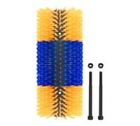 Brosses à gratter pour bétail | Brosse à gratter | Masseur de cheveux | Mort d'animaux de ferme | Brosse de nettoyage | Brosse à gratter avec double vis pour cheval, mule, âne, mouton