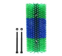 Brosses à gratter pour bétail - Brosse à gratter spéciale pour dos de cheval et mulet, nettoyage ferme | Brosse robuste animale avec double vis, brosse pour ânes, chevaux, moutons, et entretien des an