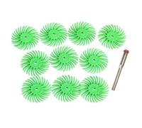 Brosses abrasives avec tige de 1/8 po (2,35 mm), disques à poils radiaux de 1 po for outil rotatif de polissage de précision(3MM*1000)