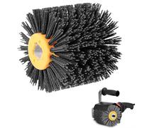 Brosses abrasives : grain 120 120 x 100 mm brosse en nylon, rouleau abrasif, brosse en nylon pour machine à satiner roue de tréfilage brosse à poils brosse grit brosse à fils brosse de polissage