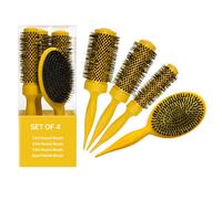 Brosses COCCO Lot Aura Tri-Lon Technology Brush 4pz Jaune
