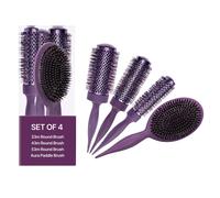 Brosses COCCO Lot Aura Tri-Lon Technology Brush 4pz Purple