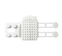 Brosses d'angle pour chat - Grattoir mural pour chat - Brosse de toilettage - Outil de toilettage pour animaux de compagnie, sangle réglable pour les cadres d'escalade, les pieds de table, convient