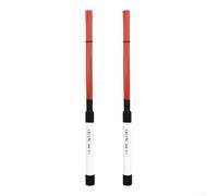 Brosses de batterie Cajon professionnelles avec balai en fil de nylon | Poignée antidérapante pour pièces de percussion de batterie de jazz | Construction ABS durable pour les amateurs de musique et