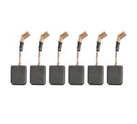 Brosses de charbon pour meuleuse d'angle 6,5 x 12 x 13,5 mm | Comprend 6 balais de charbon conçus pour restaurer les performances du moteur et prolonger la durée de vie de vos outils