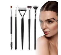 Brosses de cils pour les cils, pinceau des cils pour les yeux - Ensemble séparateur de peigne de cils pliable de 5,Outil de séparateur de peigne inférieur des yeux inférieurs