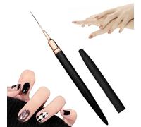 Brosses de décoration de ongles - brosse fin pour l'eye-liner à ongles - pinceau pour peindre le vernis à ongles, brosses d'eye-liner à ongles, conception artistique, brosse longue pour les rayures
