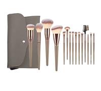 Brosses de Lot De 15 Pinceaux À Poils Doux Pour Estomper Avec Trousse