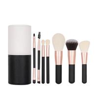 Brosses de Maquillage Format Voyage,Set 7 Pièces Soies Douces Outil - Set De Brosses Teint Anti Cernes Fard À Paupières - Pour de Teint Correcteurs Fards à Paupières Filles Femmes Débutantes