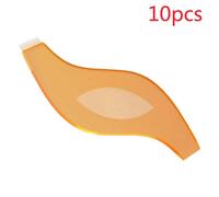 Brosses De Maquillage Pour Cils,Peigne Propre En Plastique Réutilisable,En Forme De S,Recourbe-Cils,Extension De Cils,Outil De Permanente,10 Pièces..Orange 10pcs