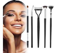 Brosses de mascara, pinceau de cils - Ensemble définitif de cils pliant de 5 - Outil de séparateur de peigne inférieur des yeux inférieurs