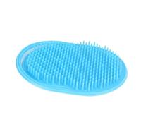 Brosses de massage douces et portables, pour laver les cheveux, le cuir chevelu, le corps, la douche, le shampooing et le peigne, outil d'entretien (bleu)