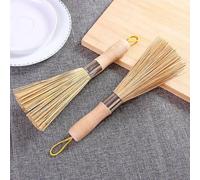 Brosses De Nettoyage De Cuisine En Bambou, Avec Manche En Bois, Pour La Vaisselle Et Les Pots