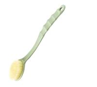 Brosses de nettoyage for le dos et la douche, 2 pièces, brosse bain à Long manche, exfoliante, gommage peau, masseur, salle pour Hommes et Femmes(Green)