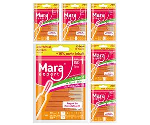 Brosses de nettoyage interdentaire Mara Expert - Avec goût menthe - Revêtement fluorure et chlorhexidine - Pour une haleine fraîche - Demandez conseil à votre dentiste