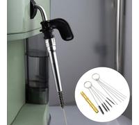 Brosses De Nettoyage Pour Aérographe | Kit De Nettoyage Pour Aérographe | Outil À Aiguille En Acier Inoxydable Pour Manches | Utilisation Maison Et Professionnelle