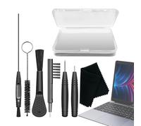 Brosses de nettoyage pour appareils auditifs - Kit d'hygiène pour casque - Étui de rangement compact - Lingettes humides - Amplificateur de casque - Équipement détaillé offrant des solutions