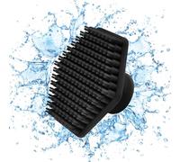 Brosses de nettoyage pour le visage, exfoliant manuel pour le visage, exfoliant pour le visage avec poignée, brosse noire de nettoyage du visage, tampon à récurer profond, brosses en silicone