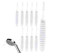 Brosses de nettoyage pour pommeau de douche - Ensemble de brosses de nettoyage pour buse de douche - Brosse de nettoyage anti-obstruction pour pommeau de douche pour salle de bain domestique