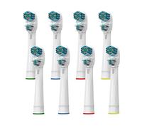 Brosses de rechange pour Oralb Dual Clean, têtes de rechange compatibles avec Braun Oralb, s'adapte à Vitality, Triumph, Genius, Professional et autres, 8 pièces
