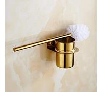 Brosses De Toilette Brosse De Cuvette De Toilette Brosse De Toilette Multifonctionnelle Ensemble De Porte-Brosse De Toilette Doré Plateau De Porte-Brosse De Toilette Brosse De Toil, Golden