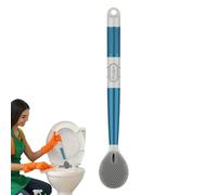 Brosses De Toilettes En Silicone Nettoyant Robuste à Poils Doux