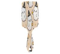 Brosses démêlantes antistatiques Kawaii Ghost Parade Motif pour cheveux épais Rend la brillance et la douceur des hommes femmes enfants