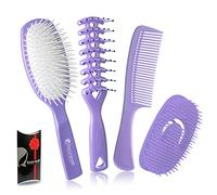 brosses démêlantes. parfait sous la douche. excellent pour étaler les crèmes et les baumes. convient à tous les types de cheveux