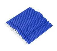 Brosses d'extension de cils jetables, brosses micro-applicateurs jetables pour soins dentaires, extensions de cils, baguettes mascara bleu 100 pièces, micro brosse