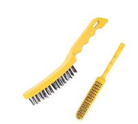 Brosses en Fil d'Acier Inoxydable - Brosse Dureté Rigide Fils Métallique Usage Intensif - Outils de Nettoyage par Récurage,Pour Dépôt de Soudure Graisse Grill Automobile Cuisine Rénovation