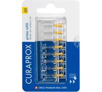 Brosses Interdentaires Cps 09 Prime, Refill, 8 Pièces, Jaune, Diamètre 0,9 Mm, Efficacité 4 Mm, Recharge, Sans Support