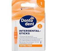 Brosses interdentaires orange 0,45 mm ISO 1, 6 pièces - Marque DM Allemagne - Compatible avec dontodent - Interdentalbürsten orange 0,45 mm ISO 1, 6 St