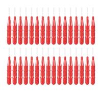 Brosses interdentaires pour nettoyage des interstices, ABS, acier inoxydable à poils doux et compacts pour la famille, les amis, les amoureux, les adolescents, routine de soins quotidiens, 5 x 0,1 cm