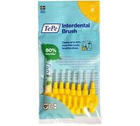 TePe Brossettes interdentaires Original – Taille 4 Jaune (0,7 mm) – 8 pièces
