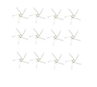 Brosses Latérales, Compatibles Avec Xiaomi, Compatibles Avec Dreame, Accessoires For Robot Aspirateur Laveur Autonettoyant Bot W10 / Pro STYTJ06ZHM(12pcs)