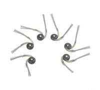Brosses latérales de rechange pour aspirateur Roborock QV35A/QV35S/Qrevo L/Curv, Lot de 6 accessoires en nylon pour nettoyage des coins, gris