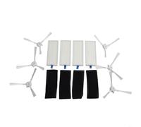 Brosses latérales et filtres pour X-plorer 20 Series RG687 RR682 RR687 RR688, remplacement ZR720002, 4 filtres et 6 brosses latérales