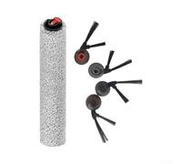 Brosses Latérales et Rouleau pour Eufy Robot | 2 brosses principales, 4 latérales, plastique pour robuste, fibres durables, compatible pour x10 Pro pour omni S2