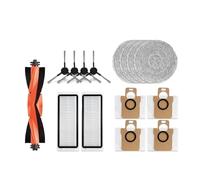 Brosses Latérales Principales En Caoutchouc, Chiffons, Filtres Et Sac À Poussière, Compatibles Avec L'aspirateur Dreame L20 Ultra. Pièces De Rechange Et Accessoires De Remplacement.(W)