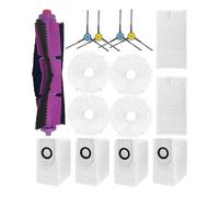 Brosses Latérales Principales, Filtres HEPA, Tampons De Nettoyage Et Sacs À Poussière, Compatibles Avec Les Aspirateurs Eureka Et J12 Ultra. Pièces De Rechange Principales