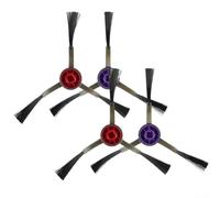Brosses Latérales Réutilisables pour Eureka NERE10s Robot(4 PACK) | Plastique et nylon réutilisables, conception coin pour efficace, compatible pour eureka NERE10s, installation outil