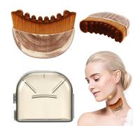 Brosses Lymphatiques Pour le Visage, Brosse Sèche Pour Massage de la Peau | Brosse pour le visage avec boîte de rangement, Nettoyage doux du visage et soulagement de la fatigue, brosse contour du