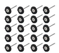 Brosses métalliques, disques en forme de coupe, Roue de brosse à tasse abrasive multicolore en acier inoxydable, paquet 22mm, 10 20, for le meulage des perceuses(20pcs 22mm-black)