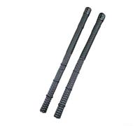Brosses métalliques rétractables pour jouer au cajon (noir)