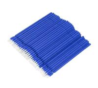 Brosses micro-mascara, pinceaux micro-applicateurs Brôles de soins dentaires jetables Extension des cils Mascara Wands Blue 100pcs, micro-applicateurs Brosses