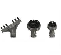 Polti PAEU0344 Kit de 2 brosses rondes et 1 brosse pour joints pour Polti Vaporetto