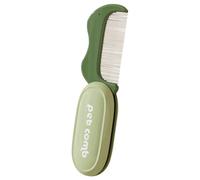 Brosses pour animaux de compagnie - 4,96 x 1,5 pouce brosse pliable pour les poils de chat, sous-couche avec fonction de nettoyage, épilation de cheveux pour chaton chiot pour la maison, soins, abdos,