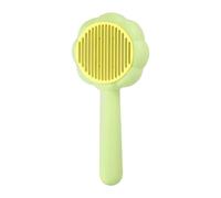 Brosses pour chats d'intérieur, brosse de toilettage pour chats,Brosse de démêlage pour chien en forme de tournesol avec bouton de déverrouillage - Brosse de toilettage pour chat, respectueuse de la p