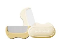 Brosses Pour Chien De Toilettage,Brosse Anti Perte de Poils pour Chien Chat | Peigne Démêlant Pliable Enlève Sous-Poil Nœuds Toilettage Longue Courte Poils